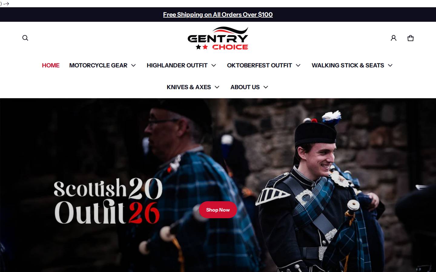 gentrychoiceusa.com homepage screenshot