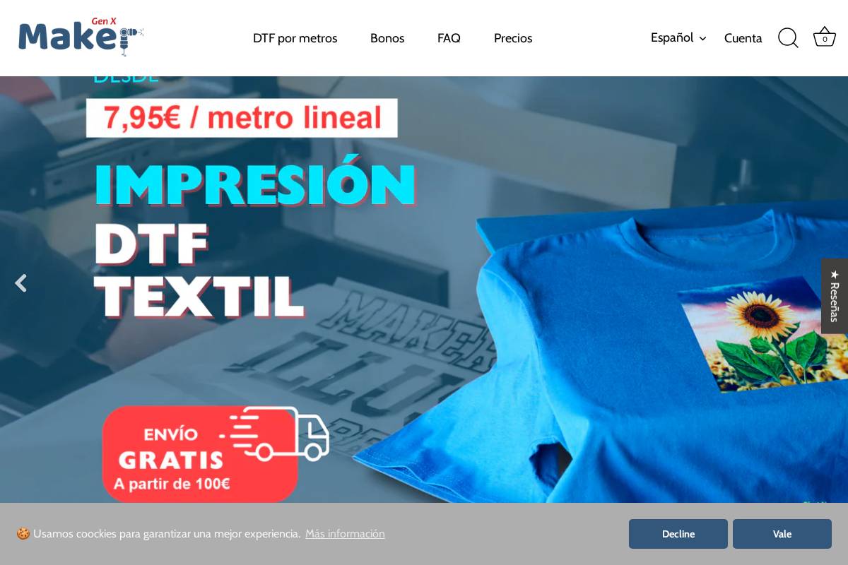 genxmaker.com homepage screenshot