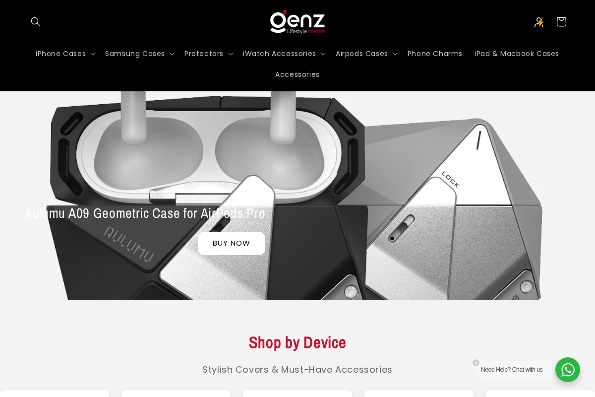 GenZ Lifestyle homepage screenshot