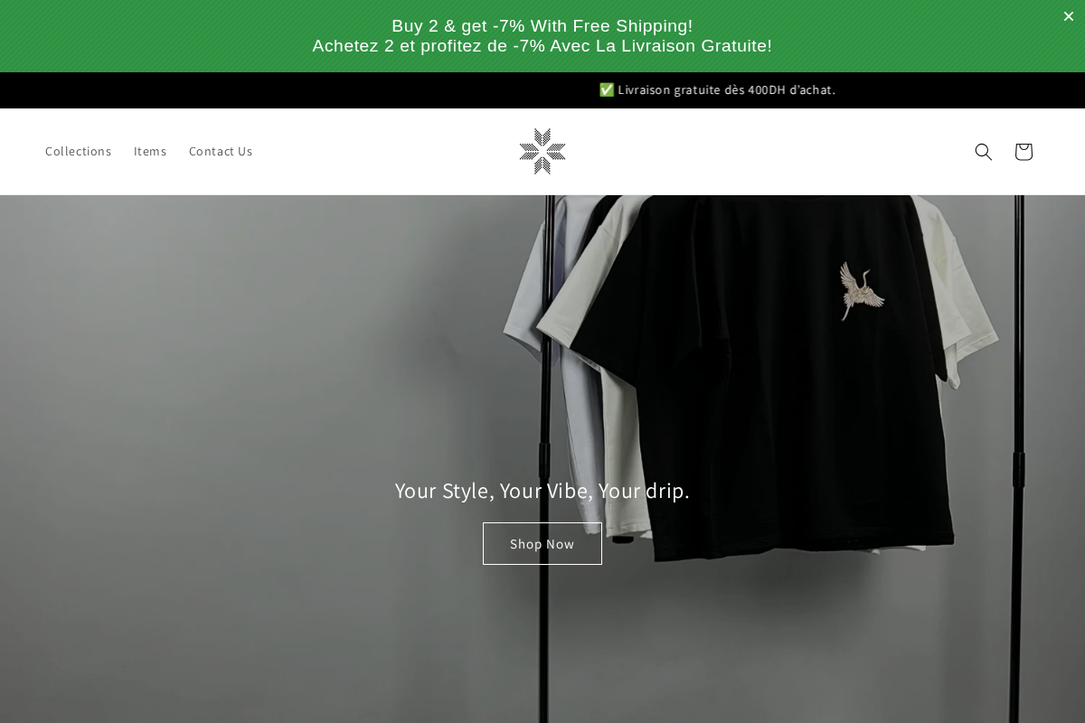 Tahiri Brod homepage screenshot