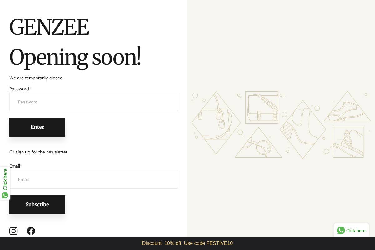 genzee.in homepage screenshot