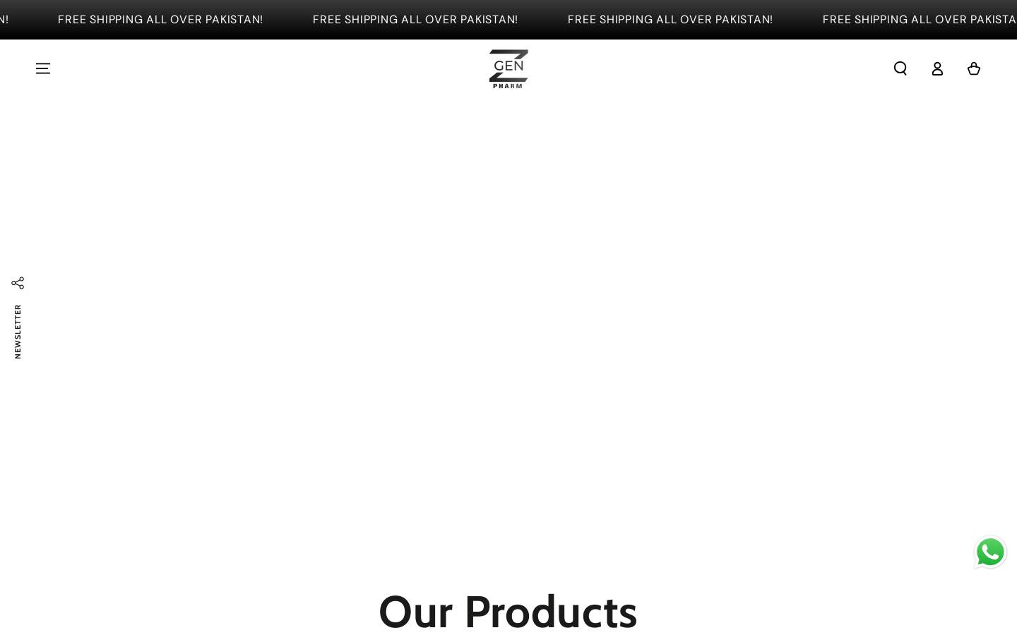 genzpharm.com homepage screenshot