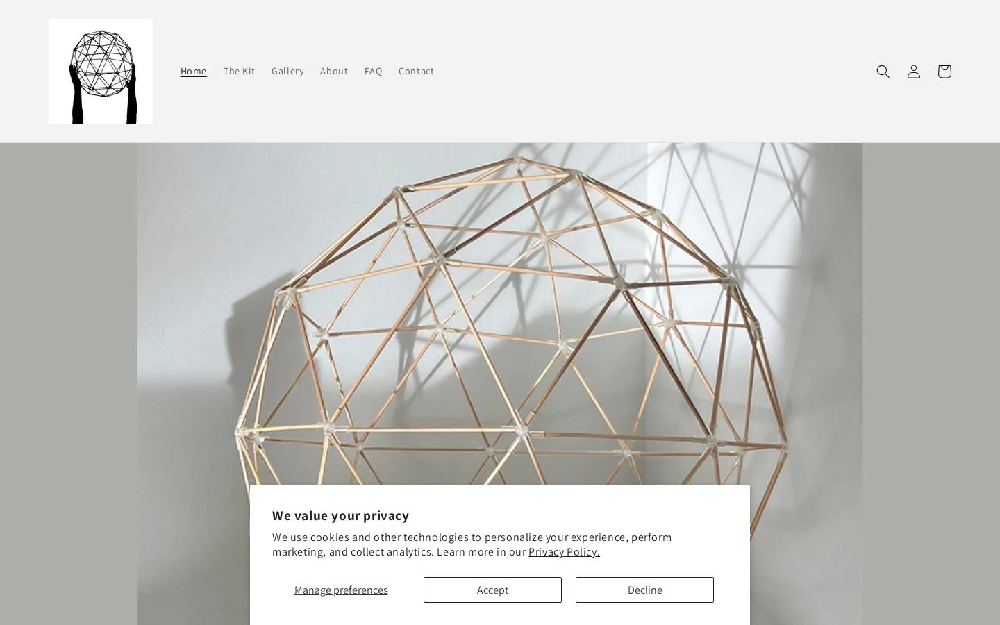 geodesicmind.com homepage screenshot