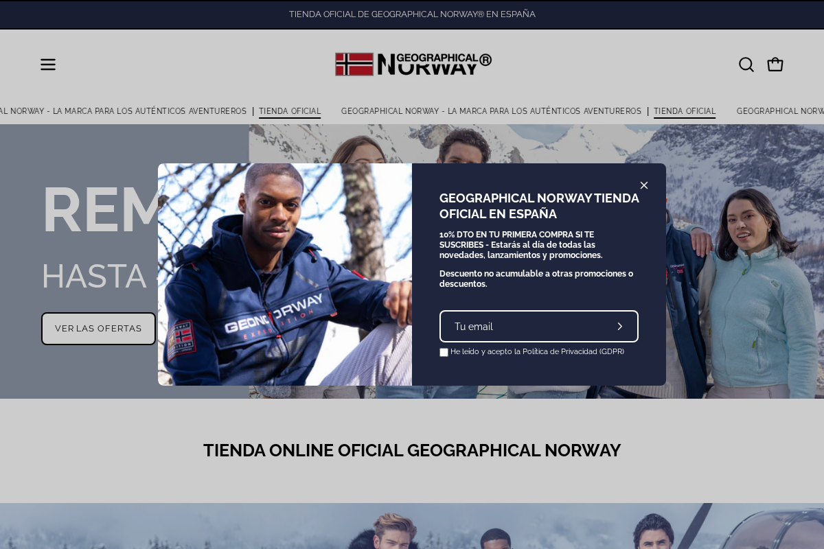 Geographical Norway® homepage screenshot