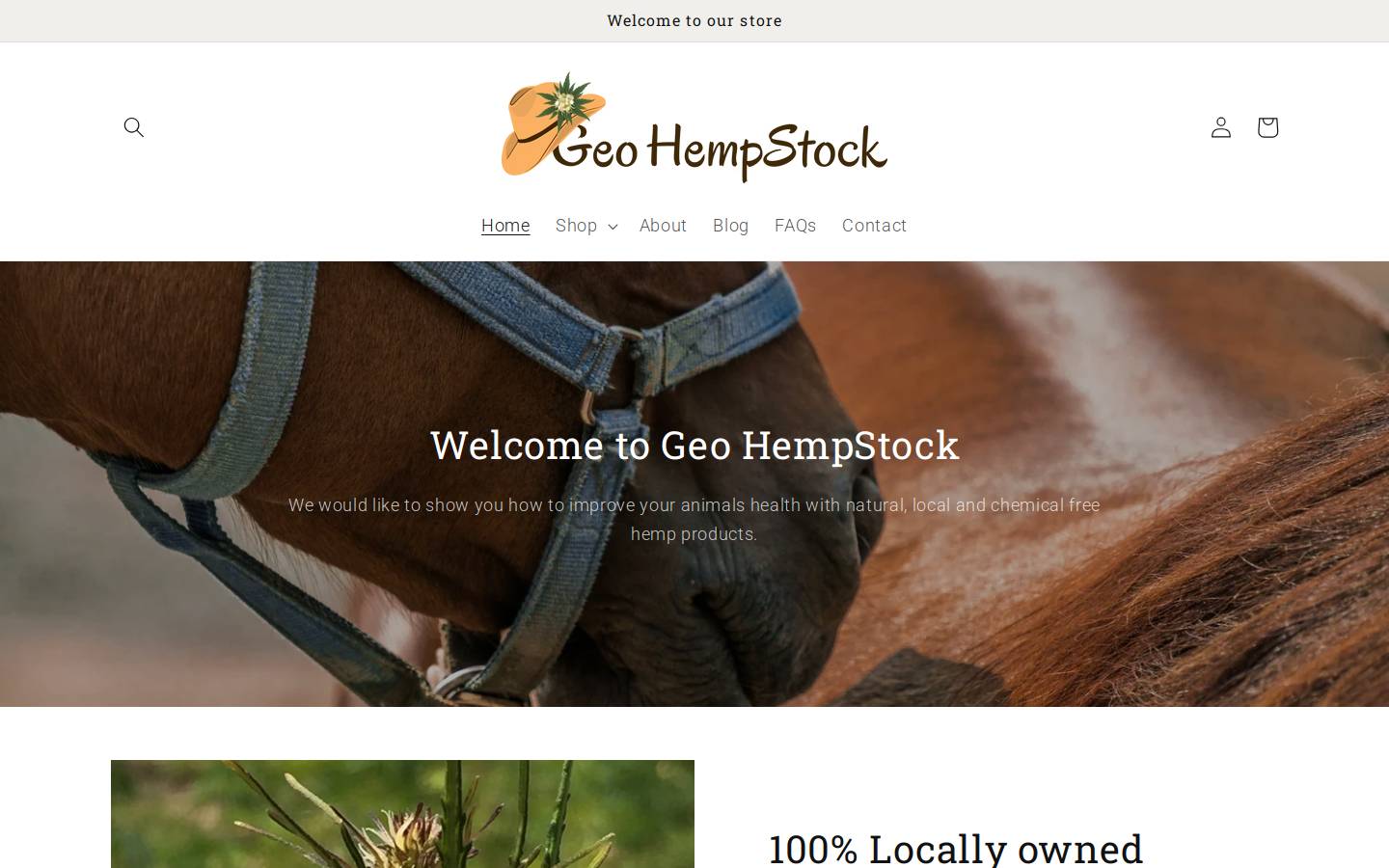 geohempstock.com.au homepage screenshot