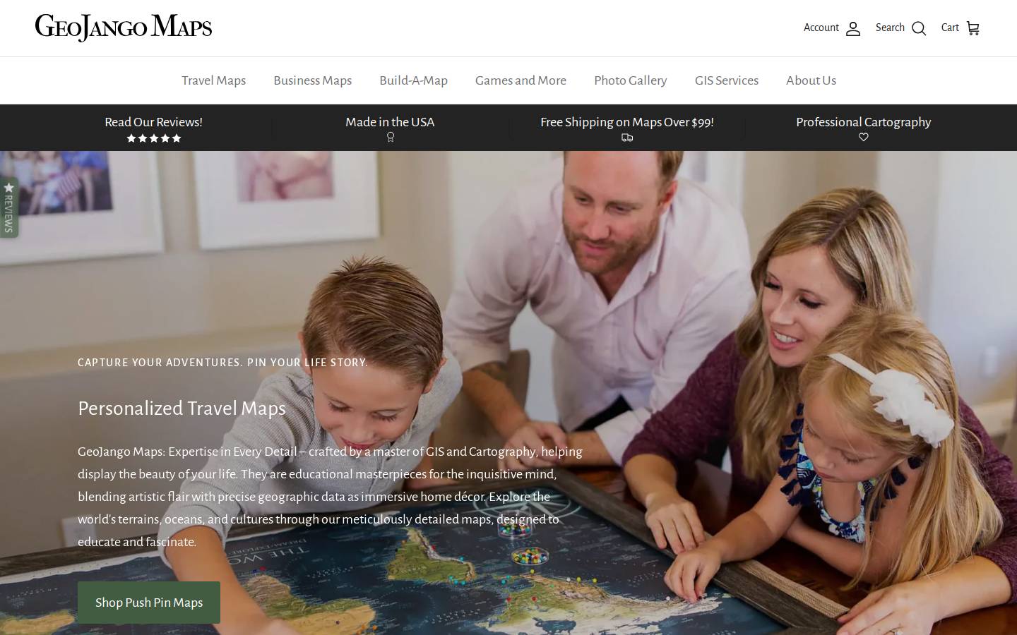 geojango.com homepage screenshot