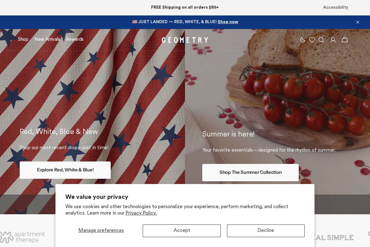 geometry.house homepage screenshot