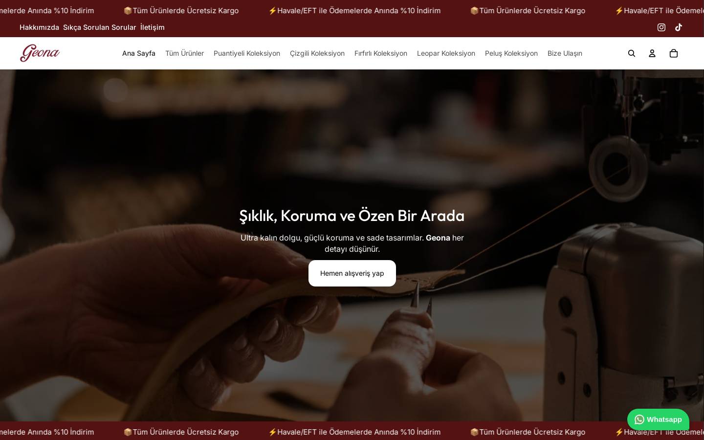 geonaofficial.com homepage screenshot