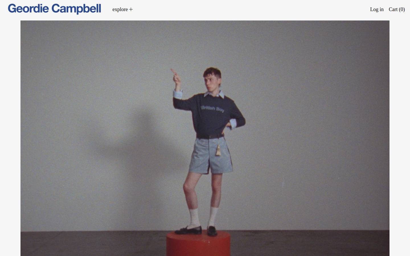 geordiecampbell.com homepage screenshot