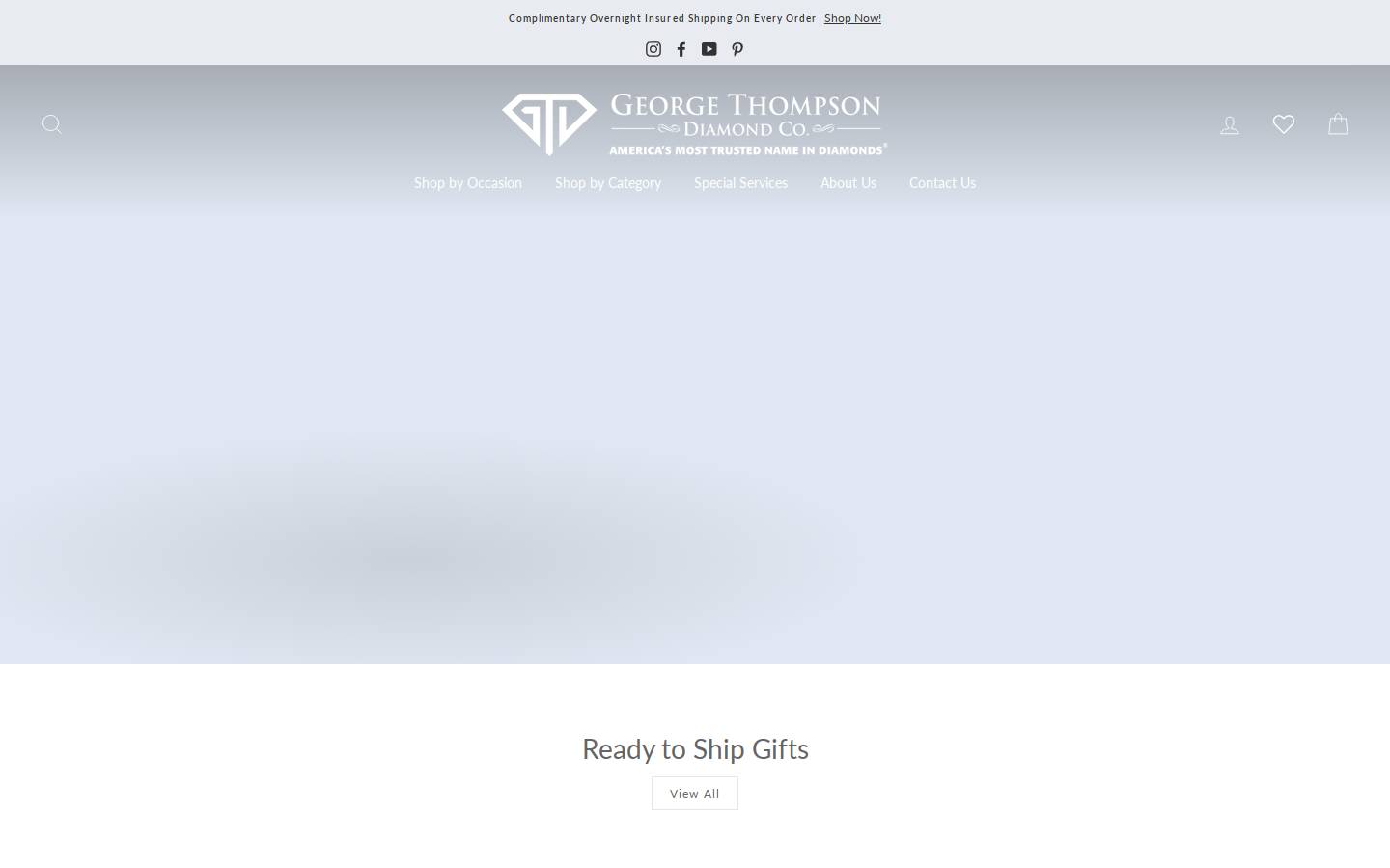 georgethompson.com homepage screenshot
