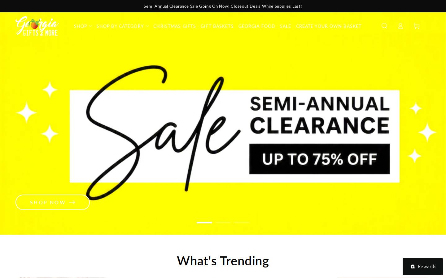 georgiagiftsandmore.com homepage screenshot