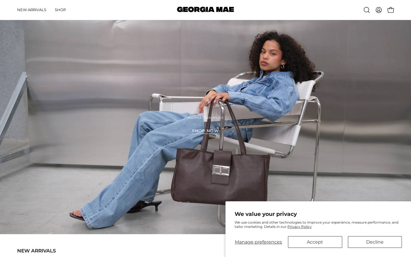 georgiamae.com homepage screenshot