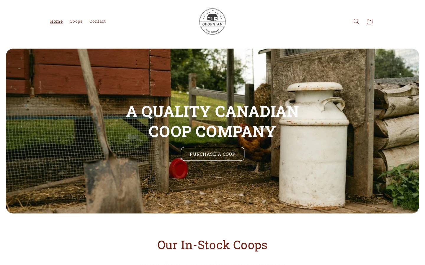 georgiancoops.ca homepage screenshot