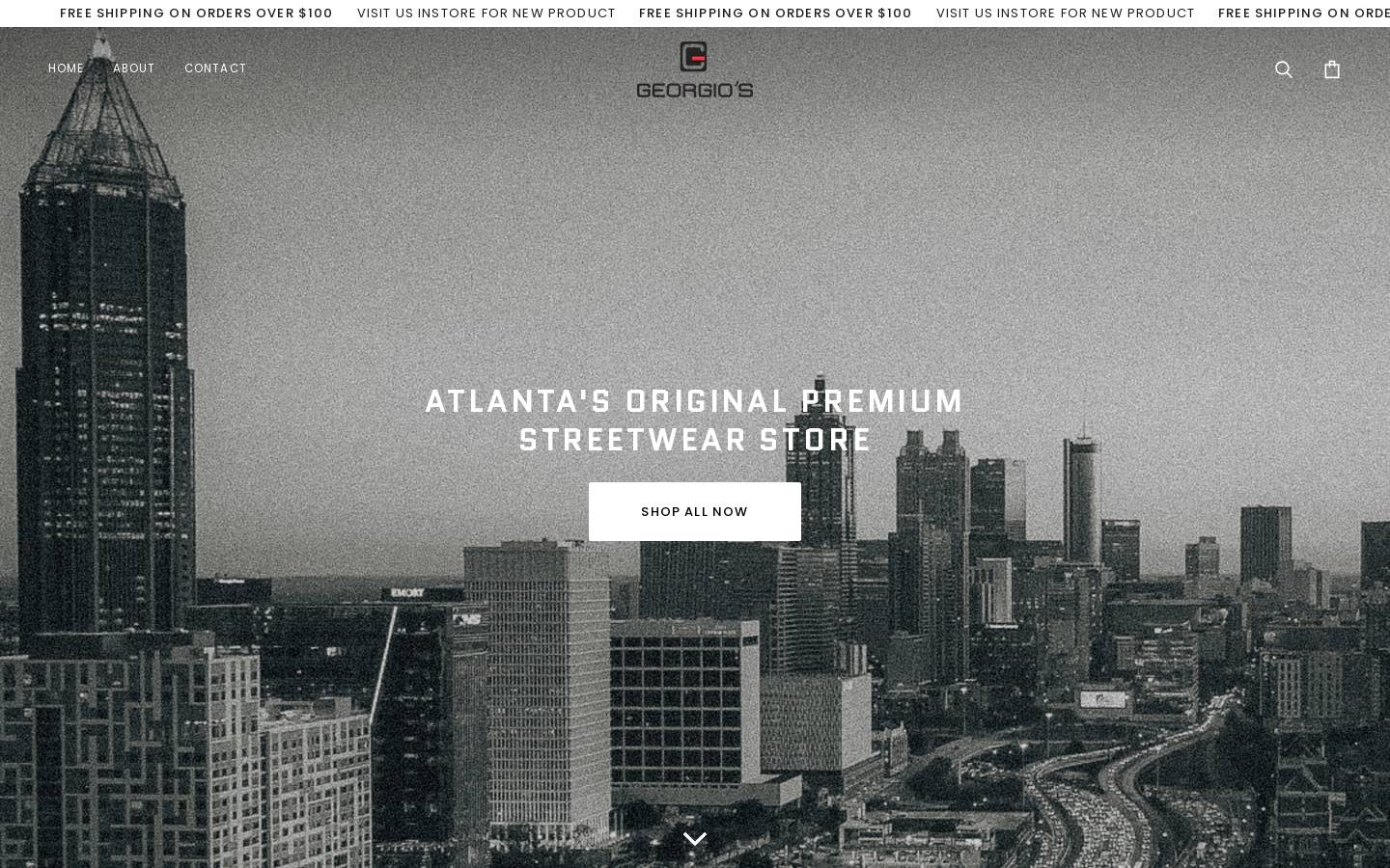 georgiosatlanta.com homepage screenshot