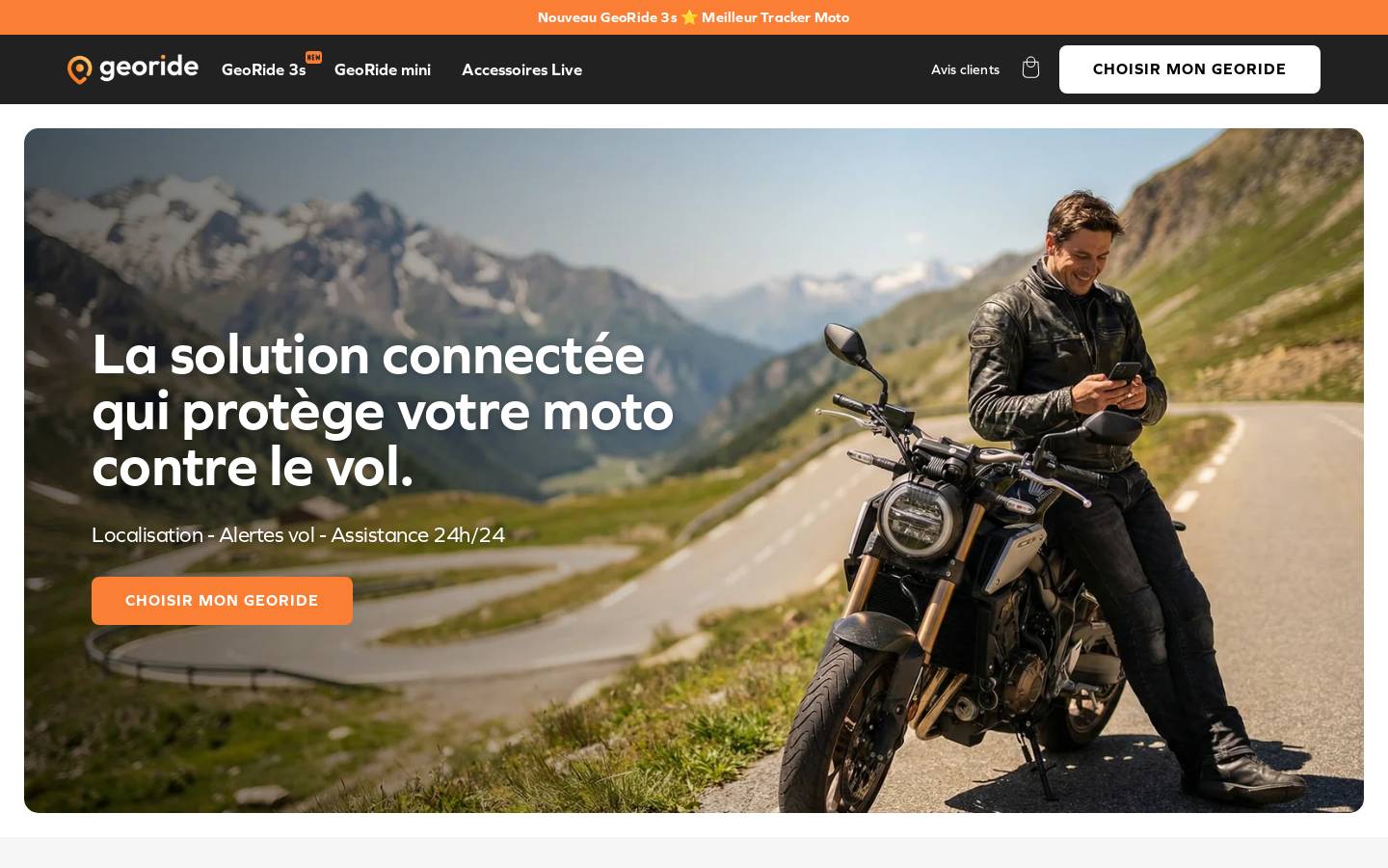 georide.fr homepage screenshot