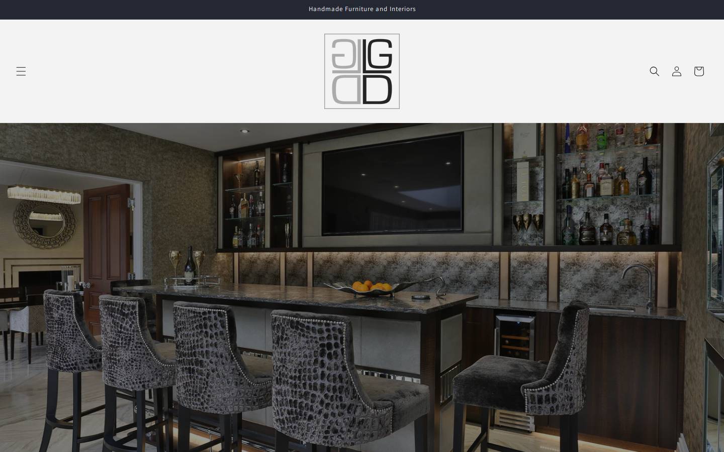 gerardlewisdesigns.com homepage screenshot