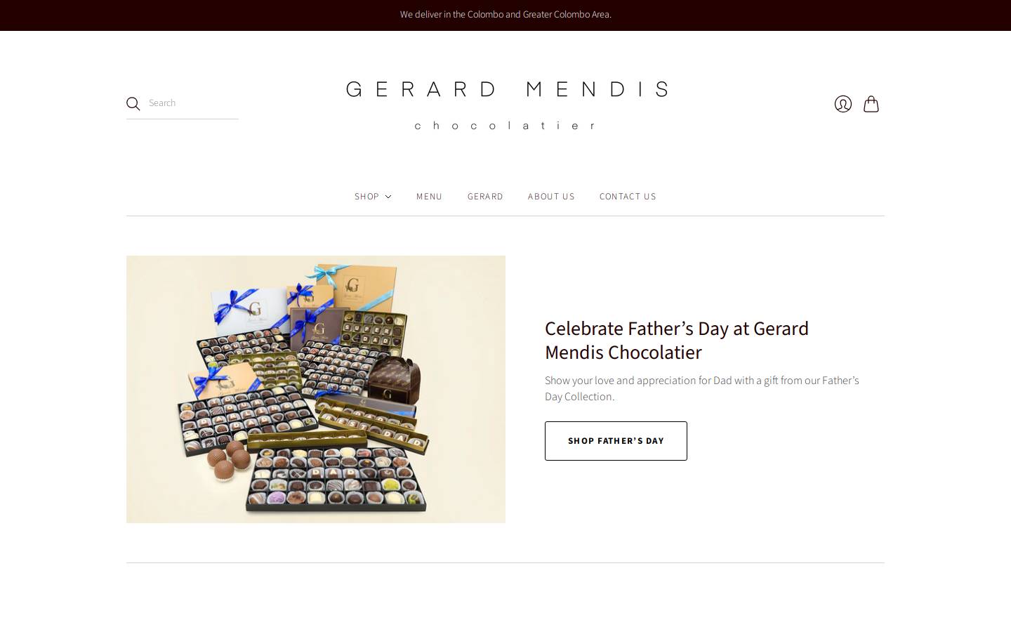 gerardmendis.com homepage screenshot
