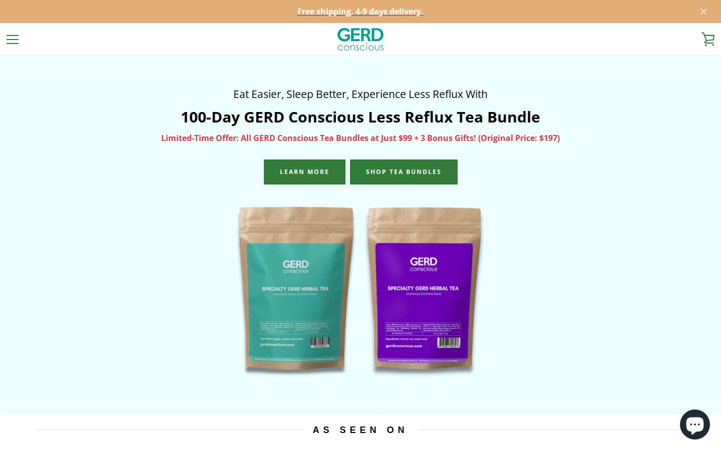 gerdconscious.com homepage screenshot