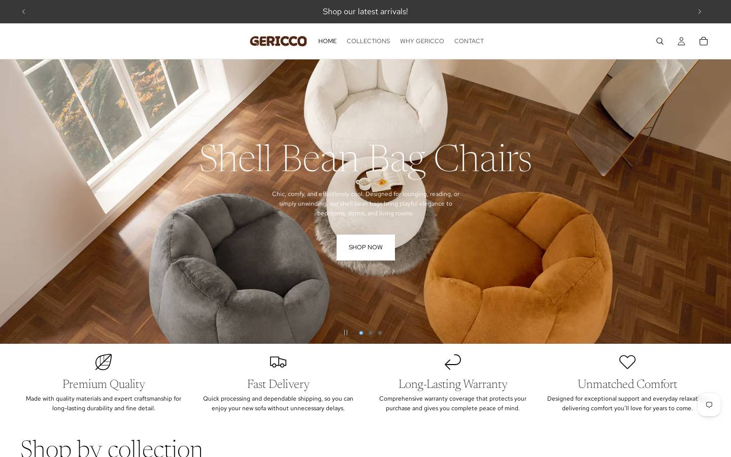 gericco.com homepage screenshot