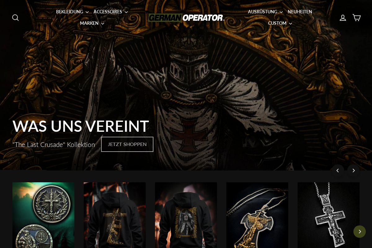GERMAN OPERATOR® homepage screenshot