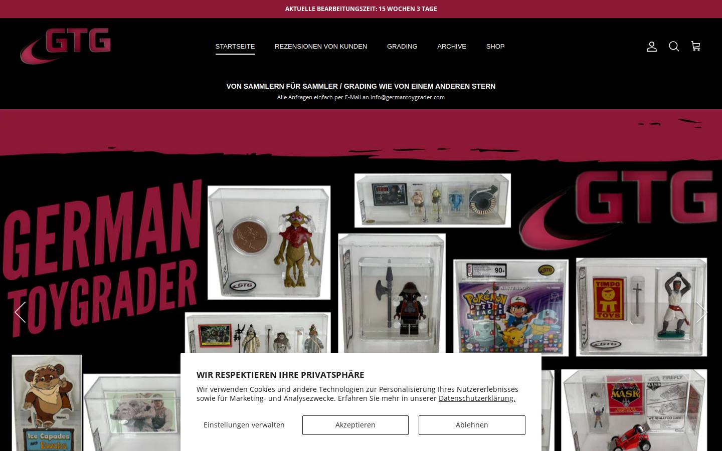 germantoygrader.com homepage screenshot