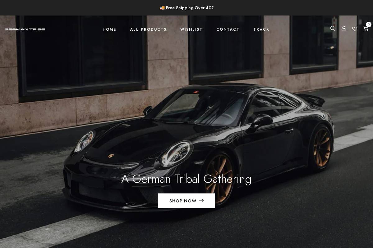 Germantribe homepage screenshot