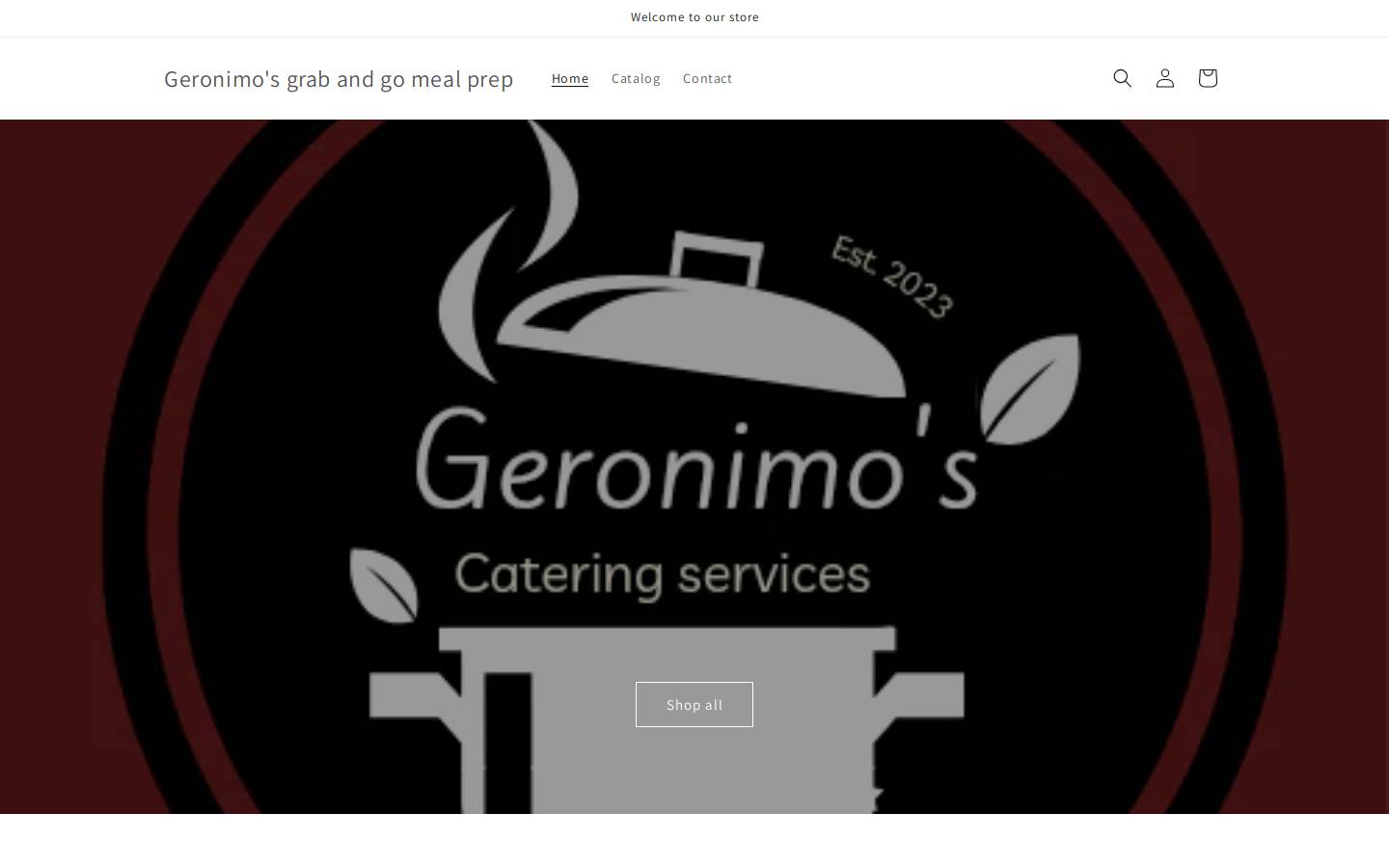 geronimomealprep.com homepage screenshot