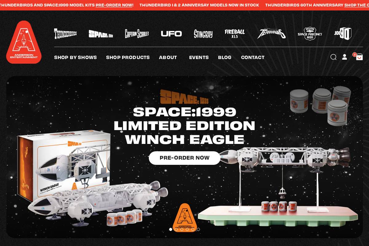 Gerryanderson homepage screenshot
