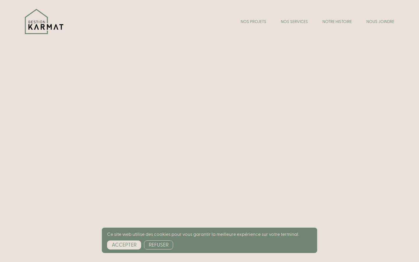 gestionkarmat.ca homepage screenshot