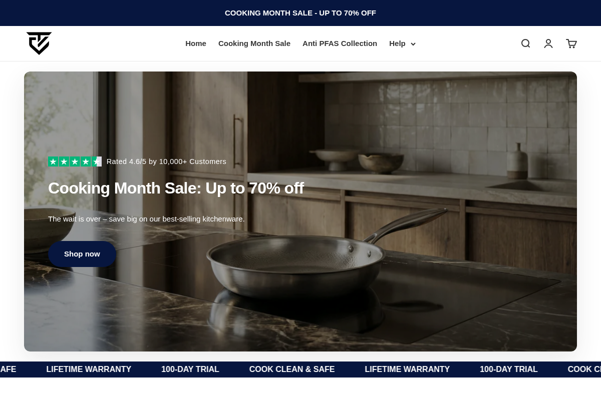 Titancore homepage screenshot