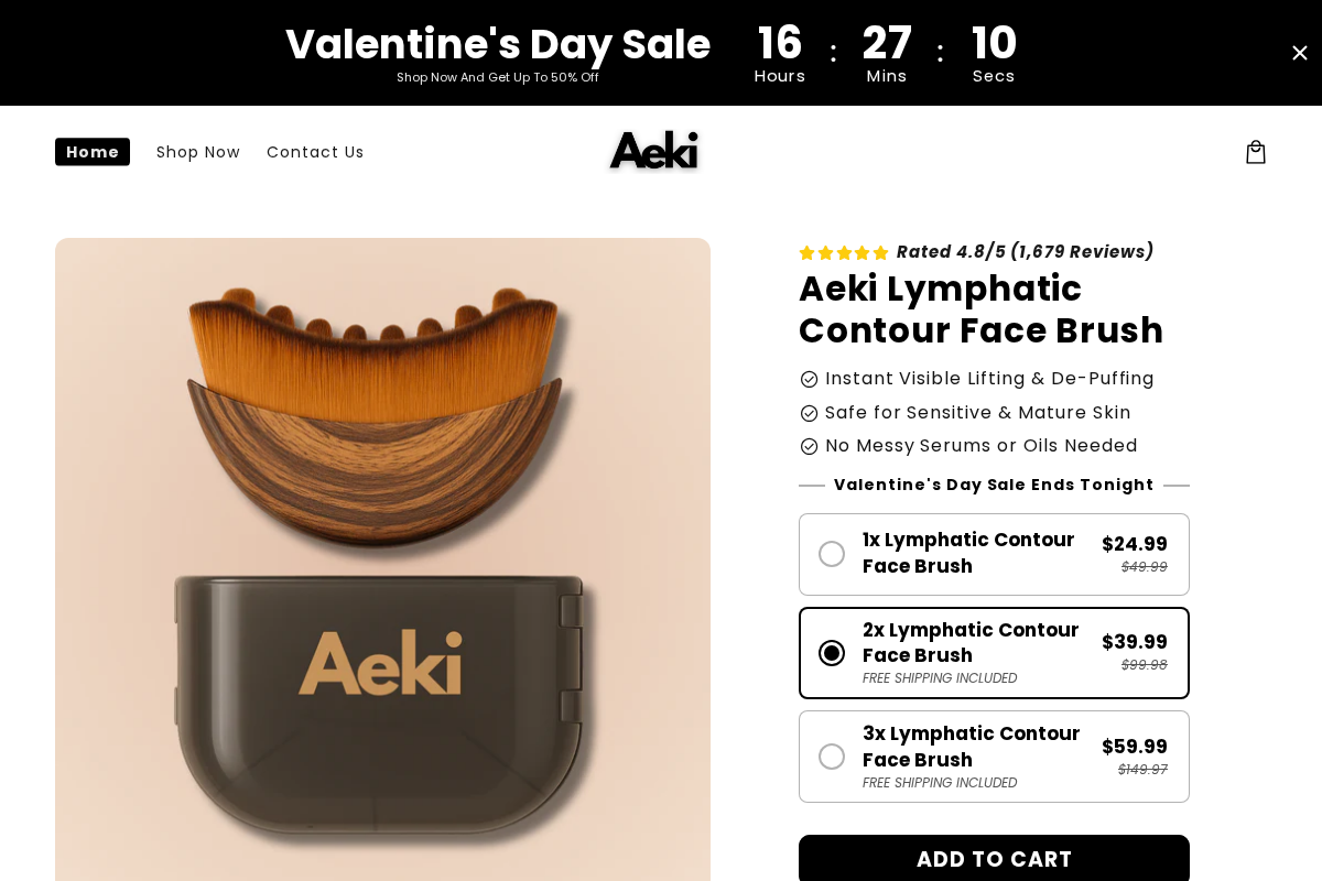 Aeki homepage screenshot