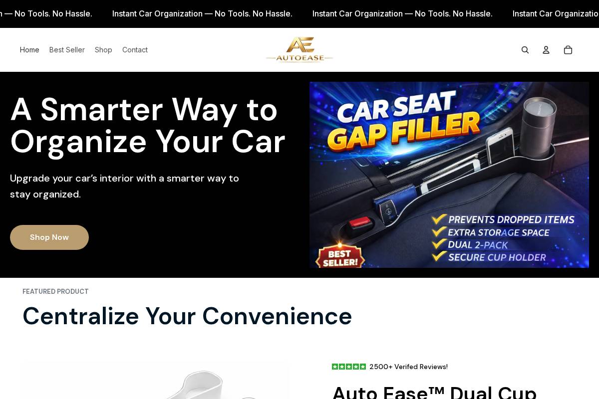 getautoease.com homepage screenshot