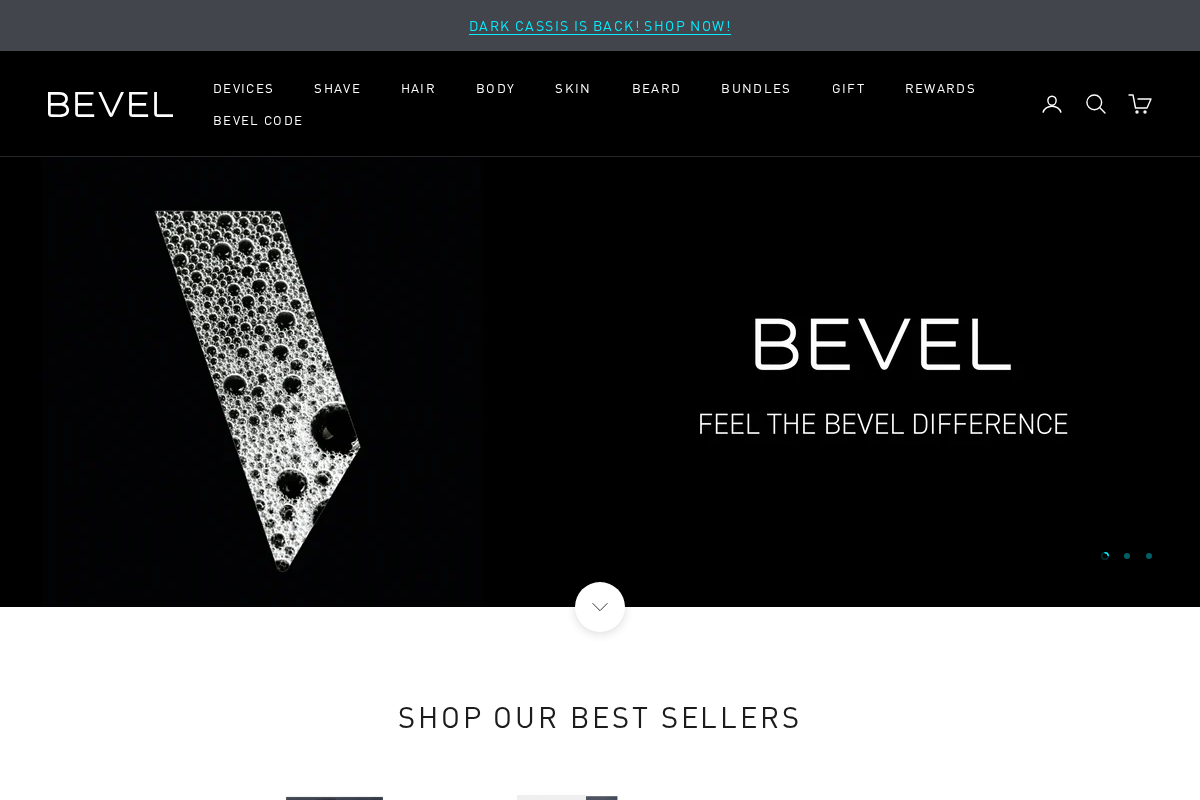 getbevel.com homepage screenshot