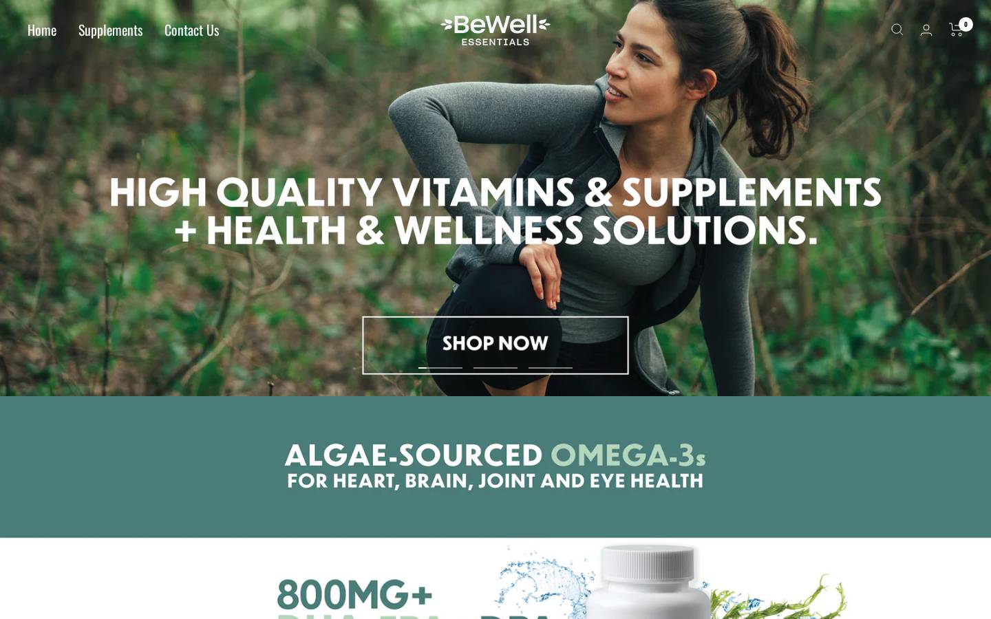 getbewellessentials.com homepage screenshot
