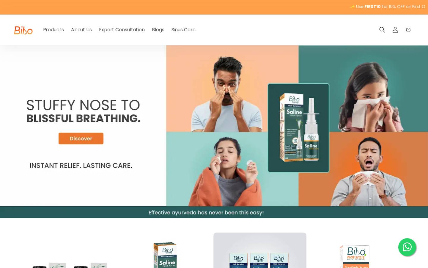 getbibo.com homepage screenshot