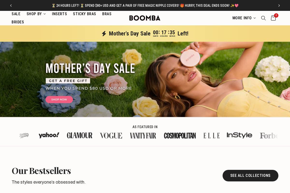 getboomba.com homepage screenshot
