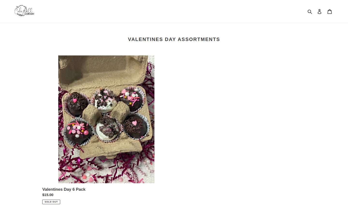 getcakeballs.com homepage screenshot
