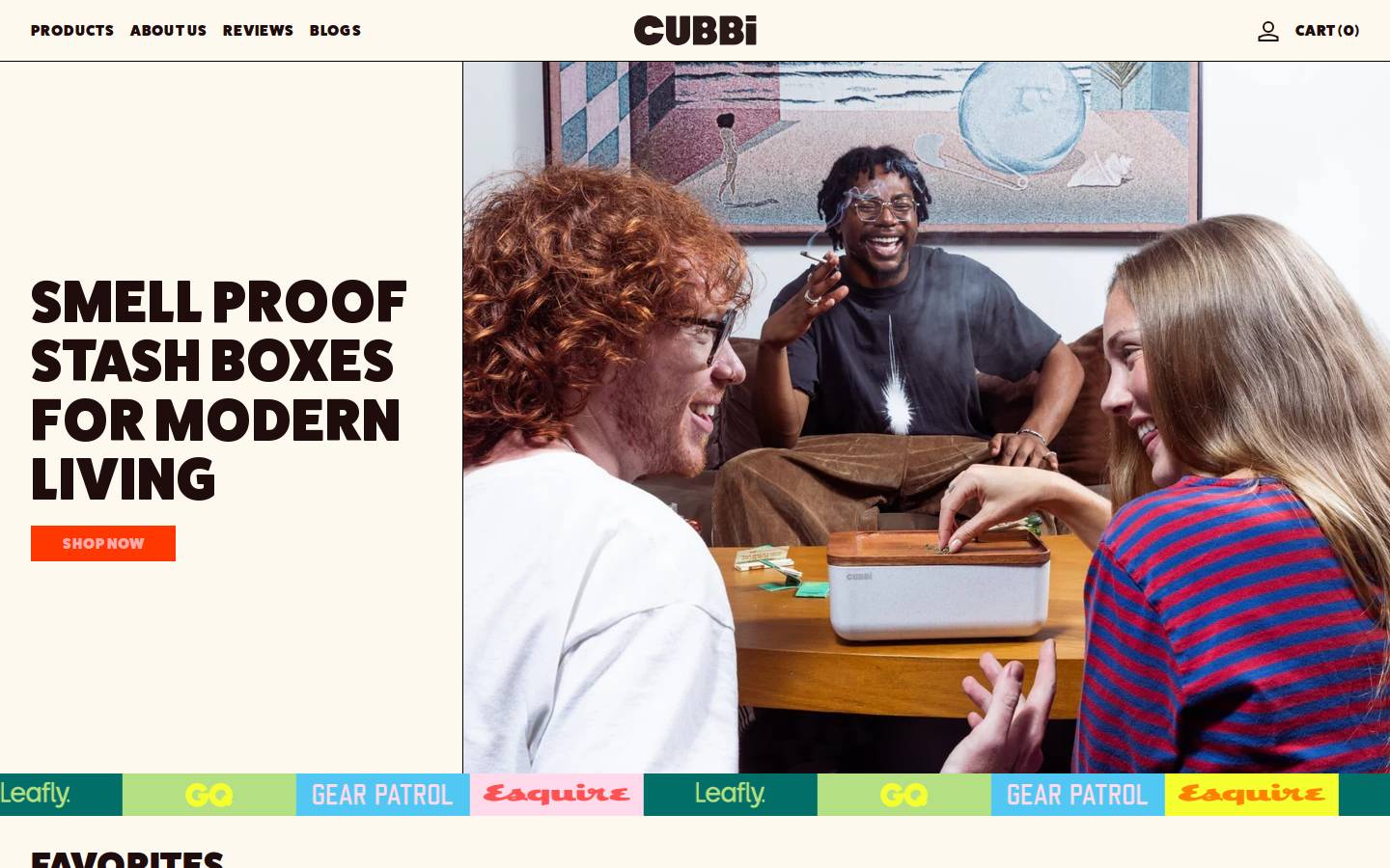 getcubbi.com homepage screenshot