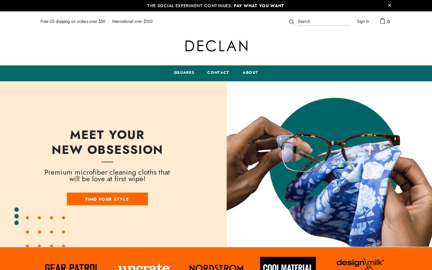 getdeclan.com homepage screenshot