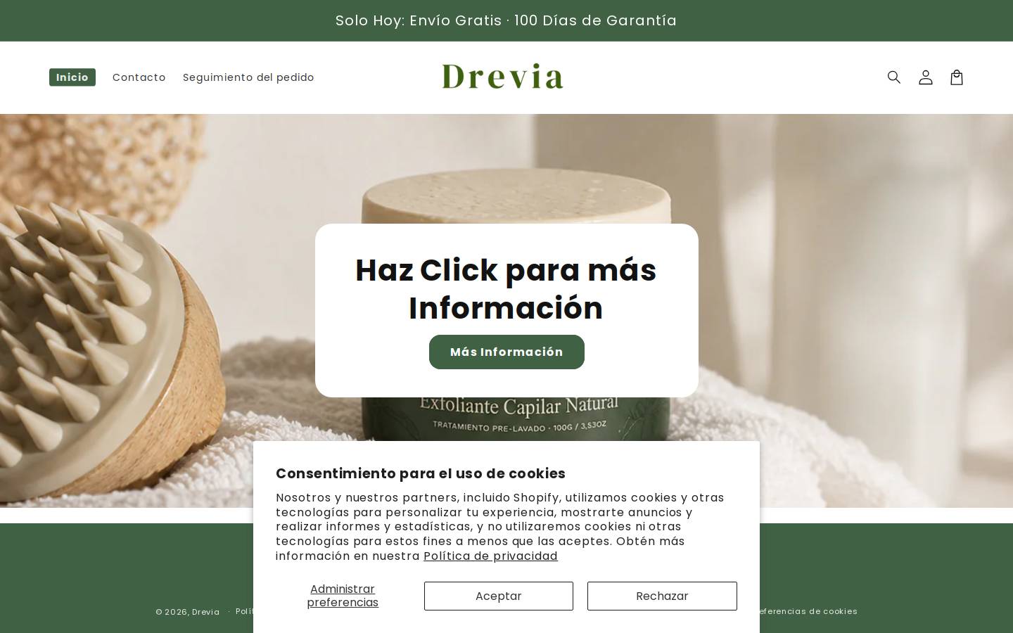 getdrevia.com homepage screenshot