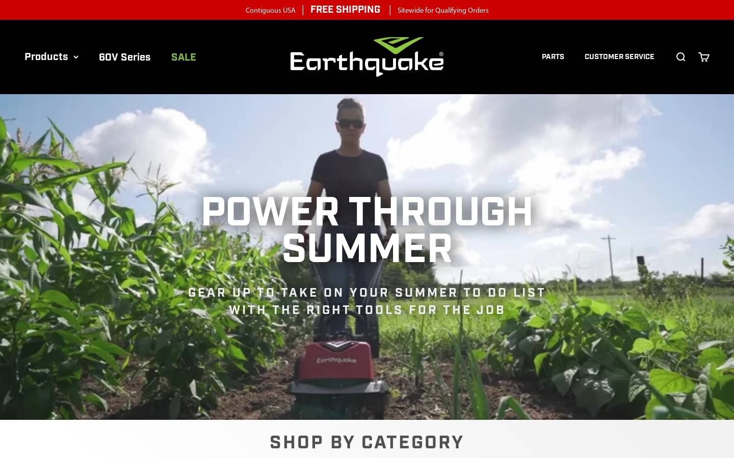 getearthquake.com homepage screenshot