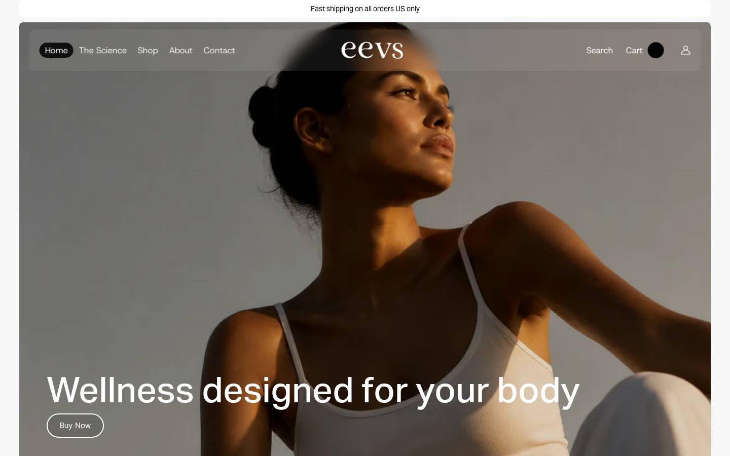 geteevs.com homepage screenshot