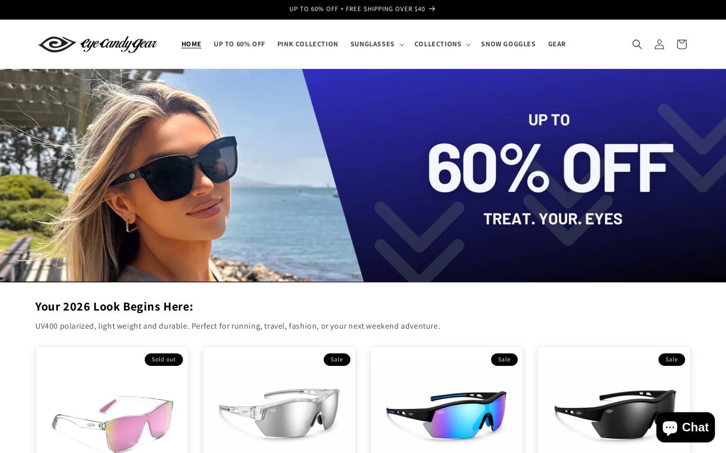 geteyecandygear.com homepage screenshot
