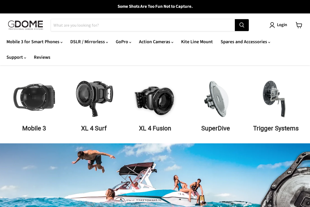 GDome homepage screenshot