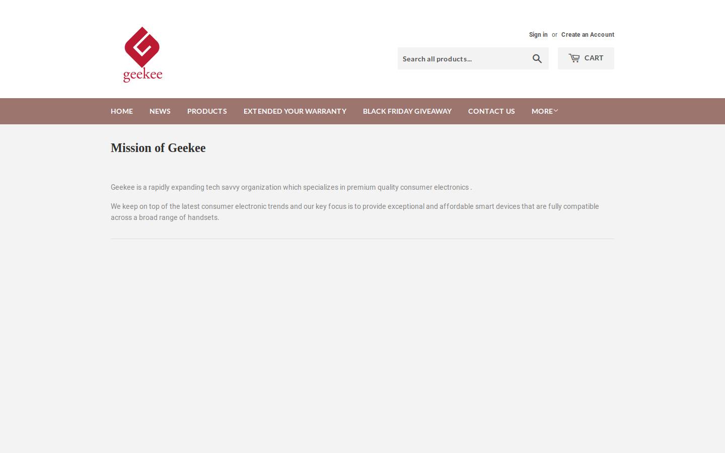getgeekee.com homepage screenshot