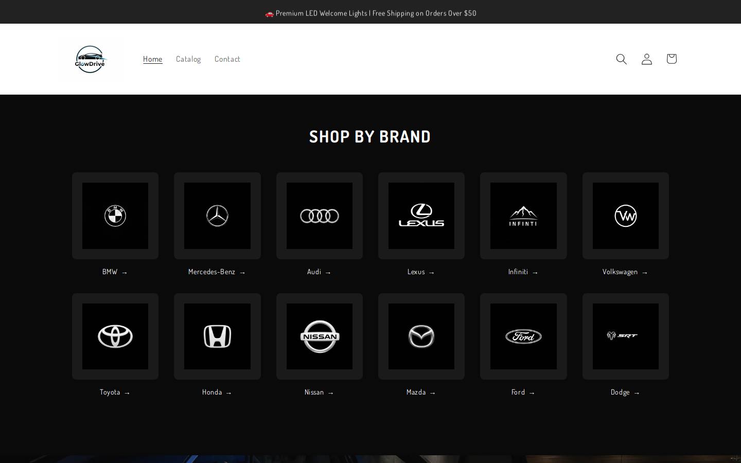 getglowdrive.com homepage screenshot
