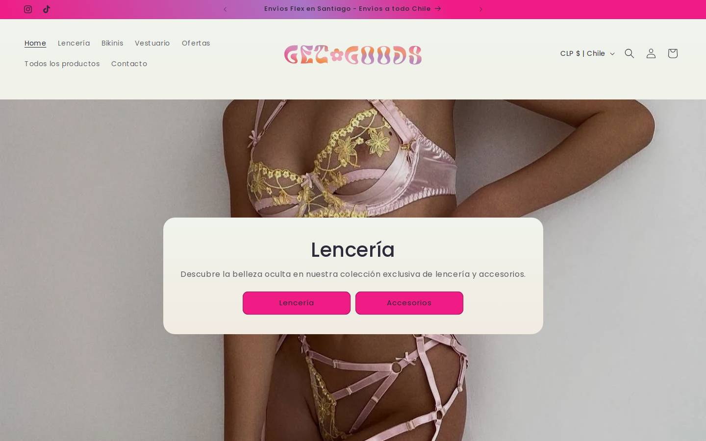 Getgoods homepage screenshot