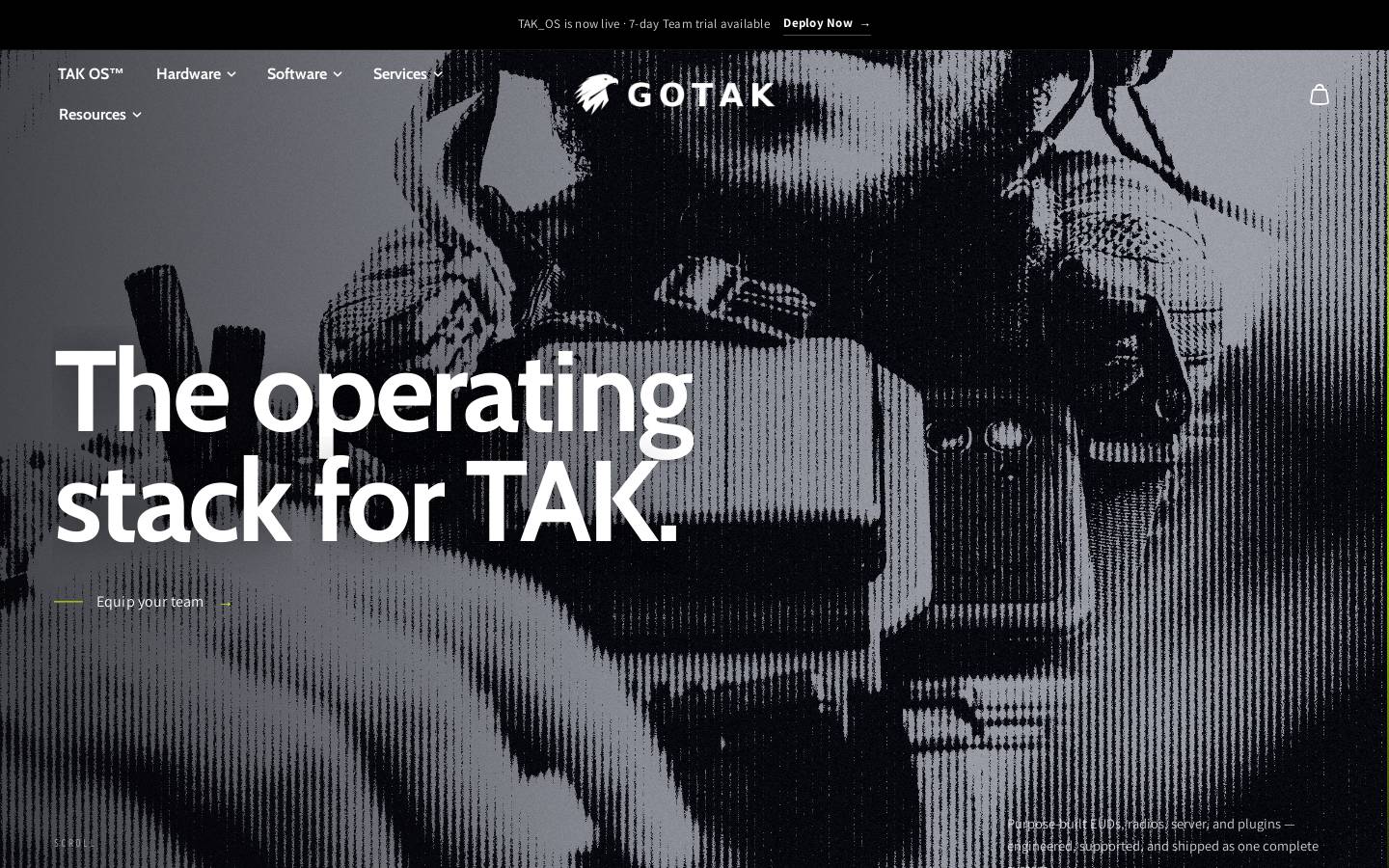 getgotak.com homepage screenshot