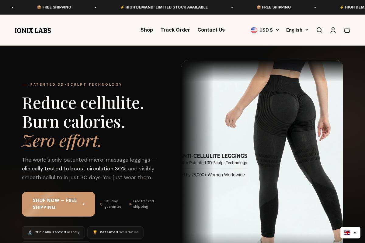 Getionix homepage screenshot