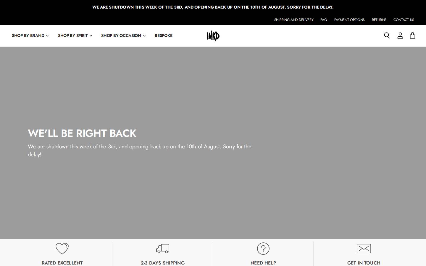 INKD homepage screenshot